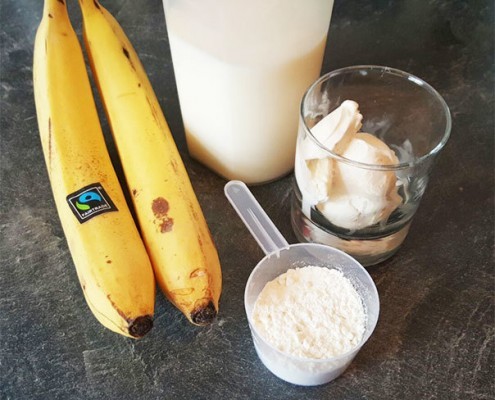 Banana Milkshake Zutaten